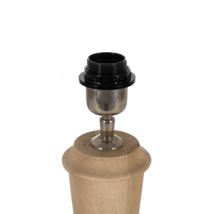 Base Lámpara Mesa Natural 18 X 18 X 40 cm