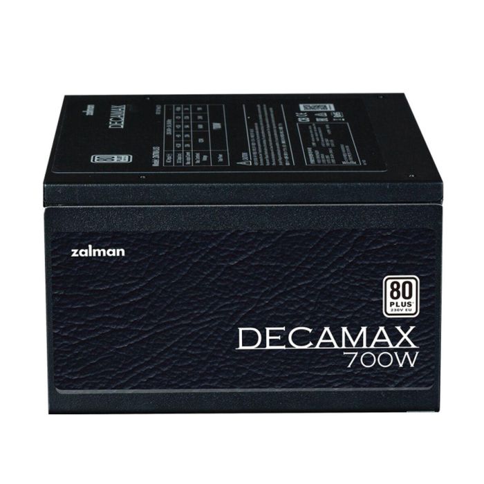 Zalman Decamax Fuente Alimentación PC 700W ATX 80 PLUS Negro con Ventilador 12cm 14 Zalman Decamax Fuente Alimentación PC 700W ATX 80 PLUS Negro con Ventilador 12cm 14