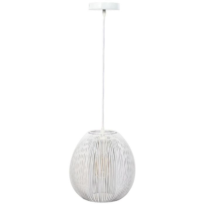 Lámpara Colgante Bola Blanca Home Deco Light 2