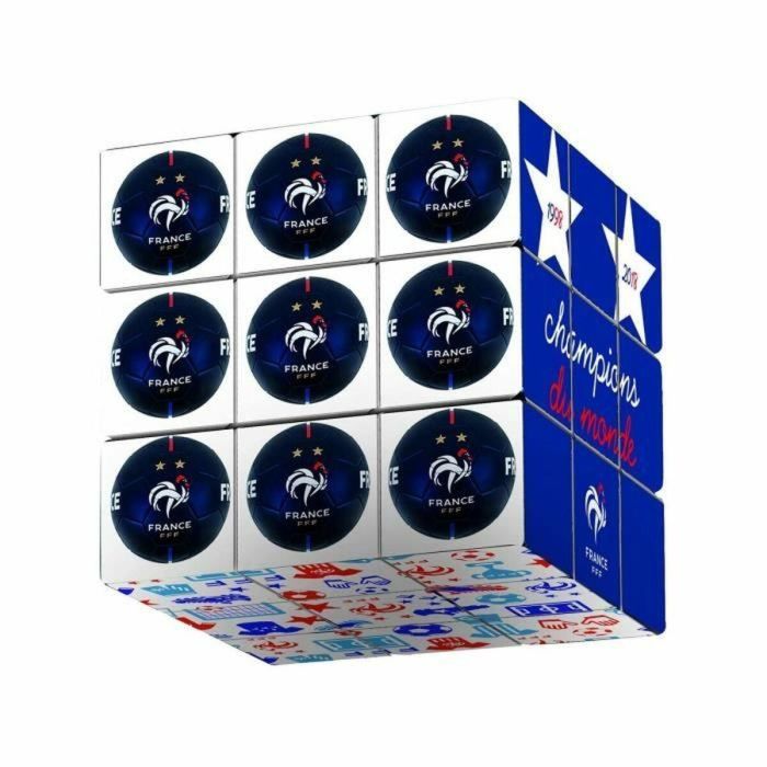 Megableu Cubo 3x3 Francia - Rompecabezas Coleccionable para Aficionados de los Blues 3