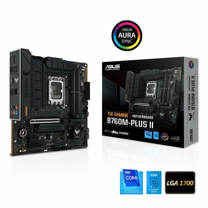 ASUS TUF GAMING B760M-PLUS II ASU1707621044935 Placa base LGA 1700 DDR5 Micro ATX 0 ASUS TUF GAMING B760M-PLUS II ASU1707621044935 Placa base LGA 1700 DDR5 Micro ATX 0