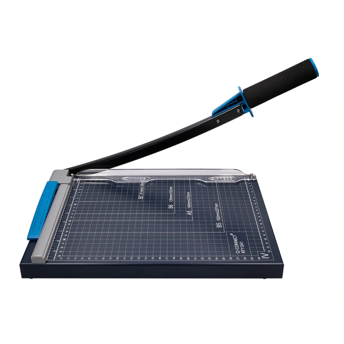 Q-connect Cizalla Metálica de Palanca para Papel DIN A4, Capacidad de Corte 10 Hojas 2