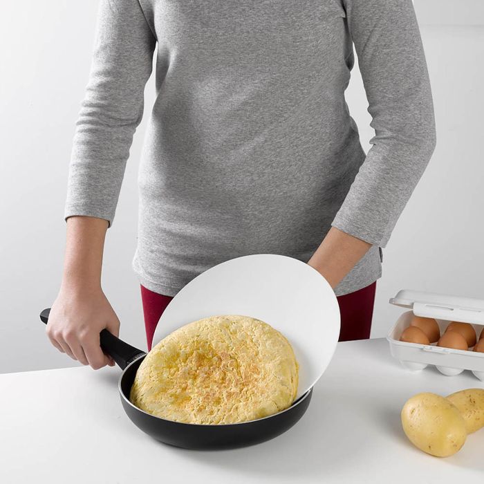 Metaltex Giratortillas ø25,5 cm de Plástico Polipropileno Gris Plata con Pomo 3 Metaltex Giratortillas ø25,5 cm de Plástico Polipropileno Gris Plata con Pomo 3