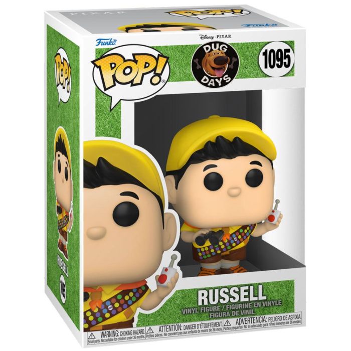Funko Pop Disney Up Dug Days - Russell, Figura de Vinilo de 9 cm con Caja Original 2 Funko Pop Disney Up Dug Days - Russell, Figura de Vinilo de 9 cm con Caja Original 2