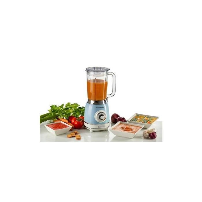 Ariete 583/05 Batidora de Vaso Vintage Azul - 4 Velocidades, Vaso de Vidrio 15 Ariete 583/05 Batidora de Vaso Vintage Azul - 4 Velocidades, Vaso de Vidrio 15