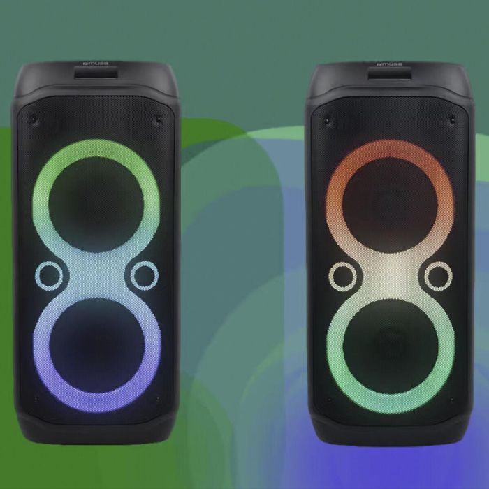 Altavoz Bluetooth Portátil Muse Negro 600 W 2 Altavoz Bluetooth Portátil Muse Negro 600 W 2