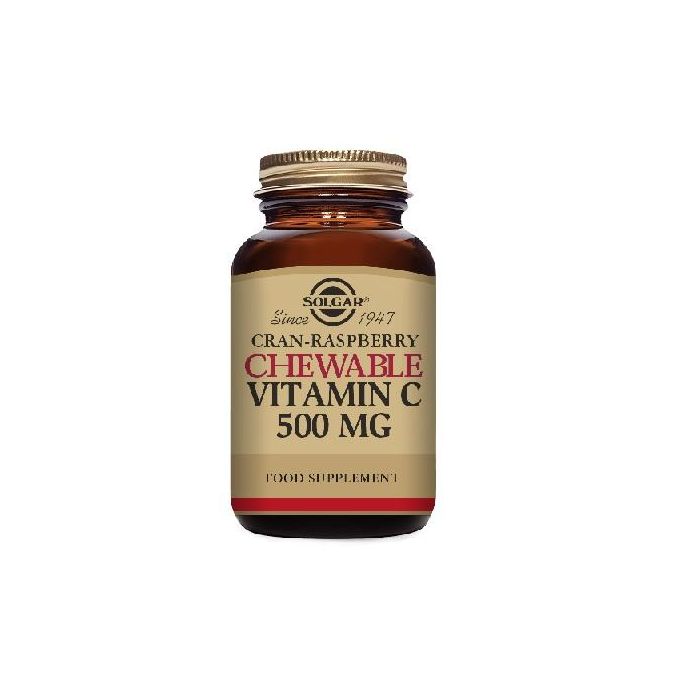 Vitamina C 500 Mg Mastc. Sabor Frambuesa