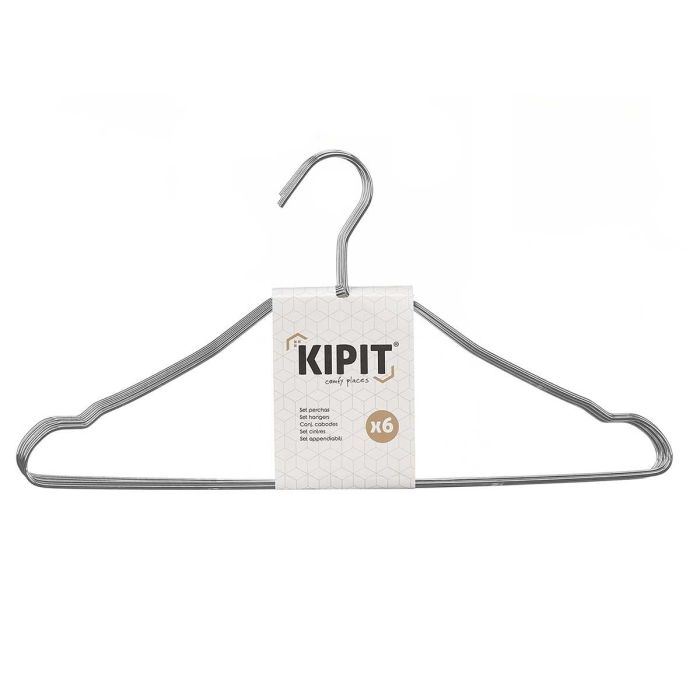 Set 6 Perchas Metalicas Kipit 39X20CM (24 Unidades) 2 Set 6 Perchas Metalicas Kipit 39X20CM (24 Unidades) 2