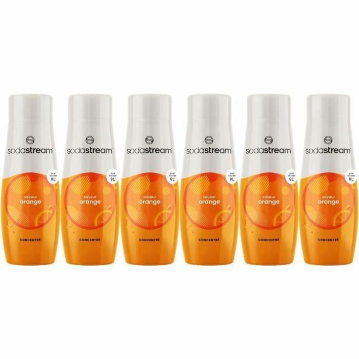 Sodastream SOD7290116748740 Concentrados Naranja Pack 6x440ml - Prepara Hasta 54L de Bebidas