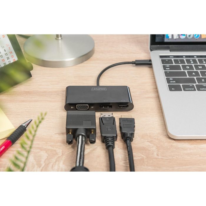 Digitus Adaptador Gráfico USB-C a Display Port/HDMI/VGA 4 Digitus Adaptador Gráfico USB-C a Display Port/HDMI/VGA 4