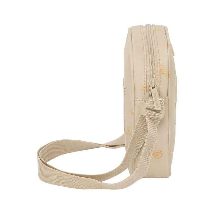 Bolso Bandolera Safta Oso Beige 16 x 18 x 4 cm 1