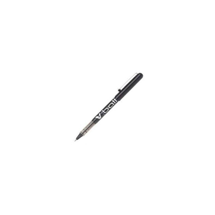 Pilot Roller Tinta Líquida V-Ball 07 Negro - Bolígrafo con Punta de Bola 0.7mm y Visor de Tinta (Pack 12 Unidades) (12 Unidades)