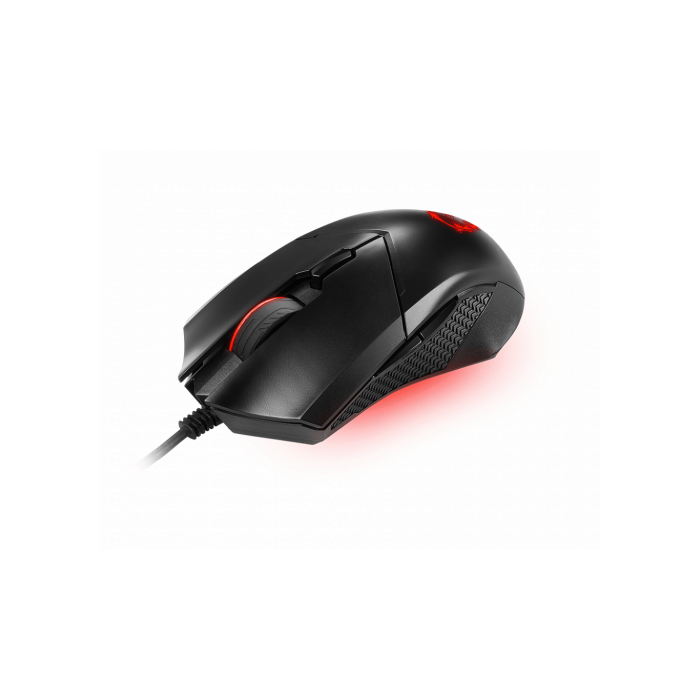 MSI S12-0401800-CLA Ratón Ambidextro Óptico USB 4200 DPI Negro