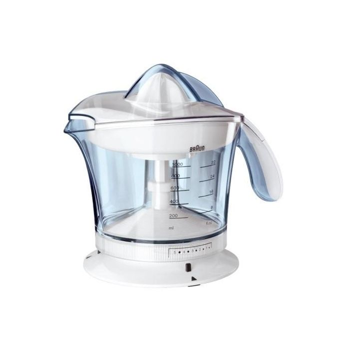 Braun Exprimidor 20 W 1 L Blanco con regulador de pulpa y antigoteo