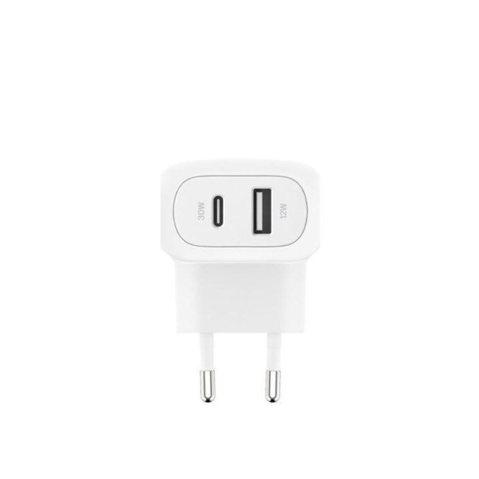 Belkin WCB009vfWH Cargador de Pared Doble USB-C PPS + USB-A 42W Blanco para Móvil y Portátil 2