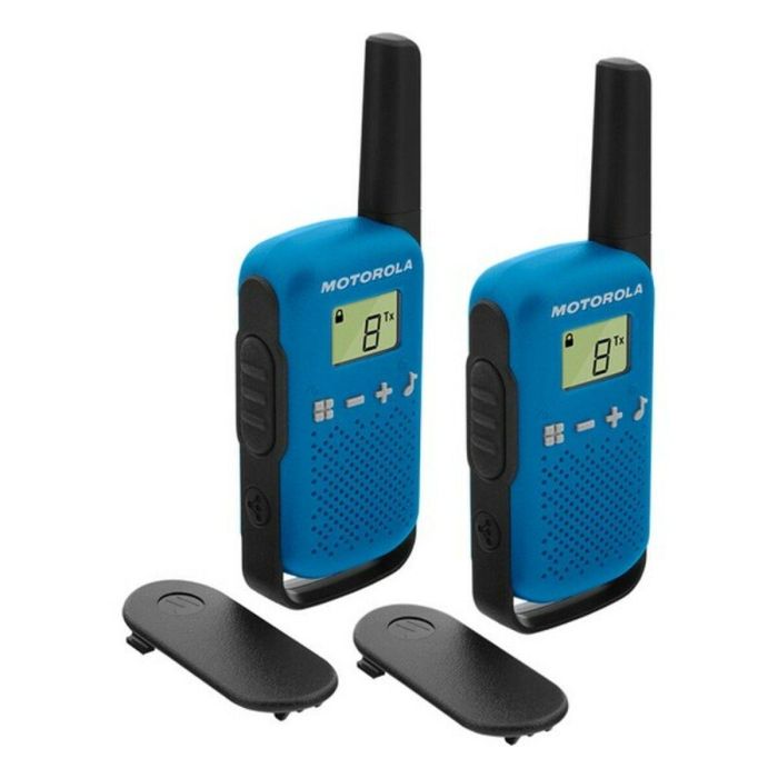 Walkie-Talkie Motorola T42 Dual 1,3" LCD 4 km (2 pcs) 1 Walkie-Talkie Motorola T42 Dual 1,3" LCD 4 km (2 pcs) 1