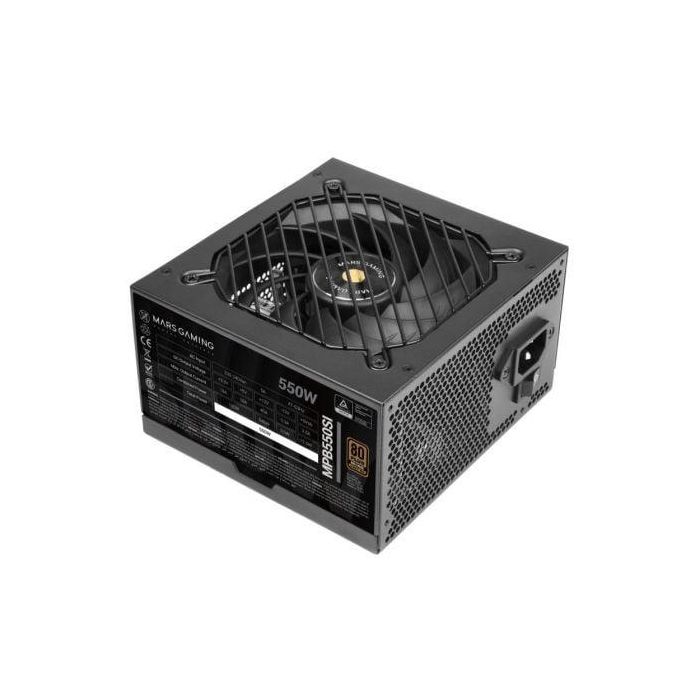 Mars Gaming MPB550SI Fuente de Alimentación ATX 550W 80 Plus Bronze Ventilador 120mm Silencio Extremo 7 Años Garantía Mars Gaming MPB550SI Fuente de Alimentación ATX 550W 80 Plus Bronze Ventilador 120mm Silencio Extremo 7 Años Garantía