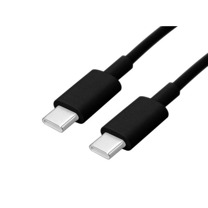 Argon Cable USB C a USB C Negro 2m Plástico para Carga Rápida 2A 1