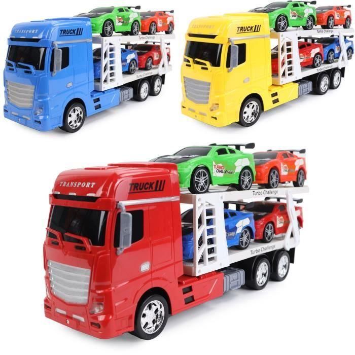 Camión de Transporte - TURBO CHALLENGE - Vehículos de Intervención - 1/24 - Vehículo de Fricción - Color Aleatorio 1 Camión de Transporte - TURBO CHALLENGE - Vehículos de Intervención - 1/24 - Vehículo de Fricción - Color Aleatorio 1