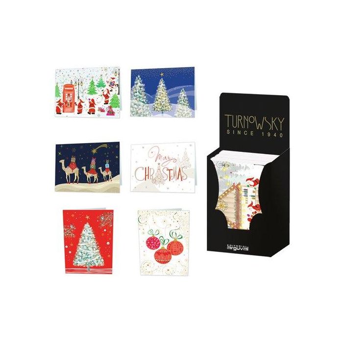 Christmas Turnowsky 118X167 Surtido Expositor De 48 (12 Diseños)