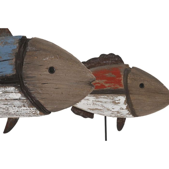 DKD Home Decor Figura Decorativa Antique de Paulownia y Metal en tonos Azul, Rojo y Natural, Dimensiones 8x50x22 cm, Pack de 2 3 DKD Home Decor Figura Decorativa Antique de Paulownia y Metal en tonos Azul, Rojo y Natural, Dimensiones 8x50x22 cm, Pack de 2 3