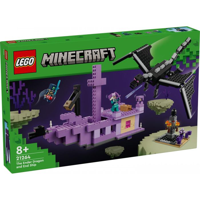 LEGO 21264 Minecraft El Dragón y el Barco de Ender - Set de Construcción inspirado en Videojuegos 7 LEGO 21264 Minecraft El Dragón y el Barco de Ender - Set de Construcción inspirado en Videojuegos 7