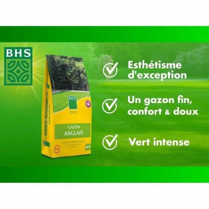 BHS BHS3366670001141 Césped Inglés 10 kg para Jardines de Alta Gama 4 BHS BHS3366670001141 Césped Inglés 10 kg para Jardines de Alta Gama 4