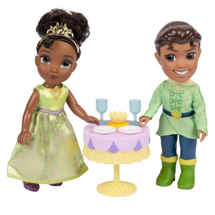 Muñeca Tiana + Naveen - Tiana y el Sapo Disney 15cm 2 Muñeca Tiana + Naveen - Tiana y el Sapo Disney 15cm 2