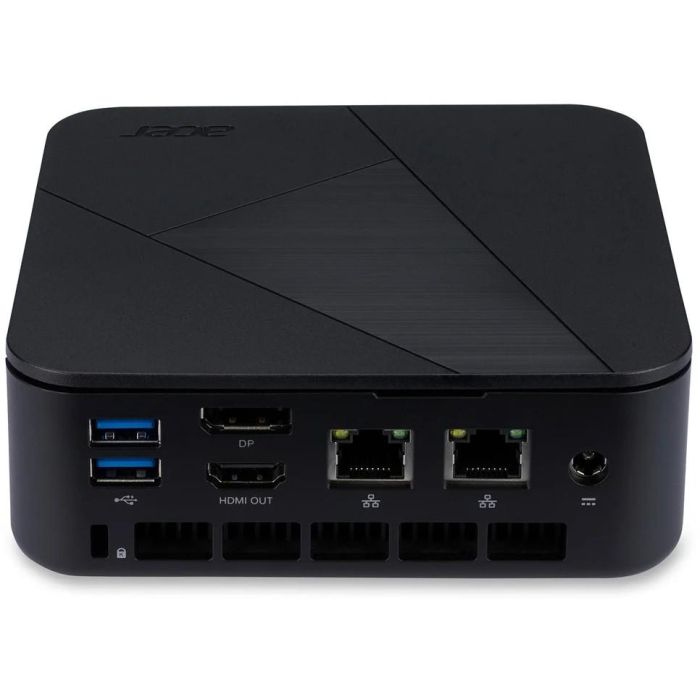 Acer 12N0U Barebone Veriton Vn1502 gr Mini PC Negro Intel N100 DDR4 M.2 SSD Wi-Fi 6 HDMI 2.1 DP 1.4a 5x USB 3.2 Gen 2 Sin SO 2