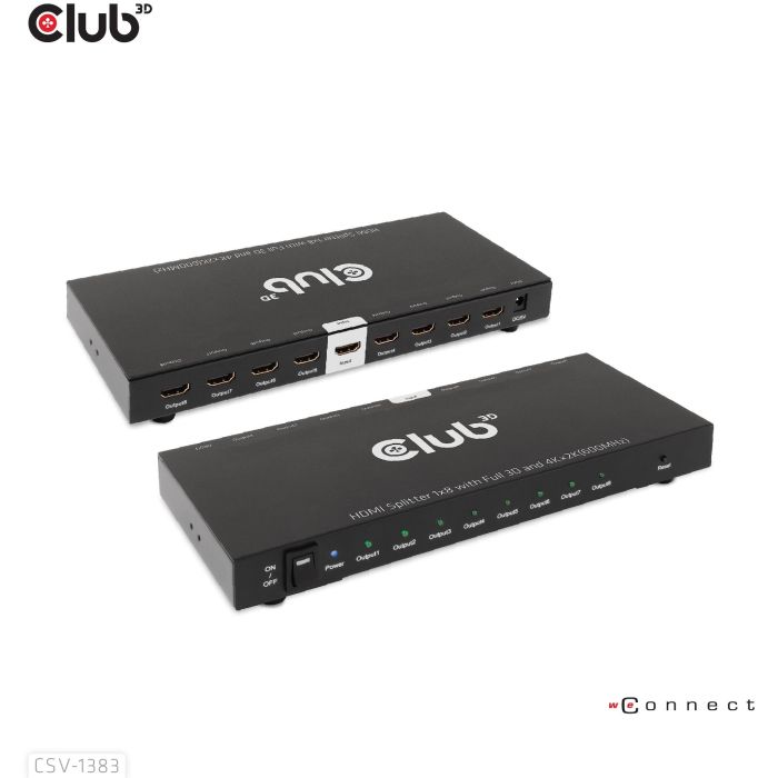 Club3D Splitter HDMI 1 Entrada a 8 Salidas 4K 60Hz UHD 11 Club3D Splitter HDMI 1 Entrada a 8 Salidas 4K 60Hz UHD 11