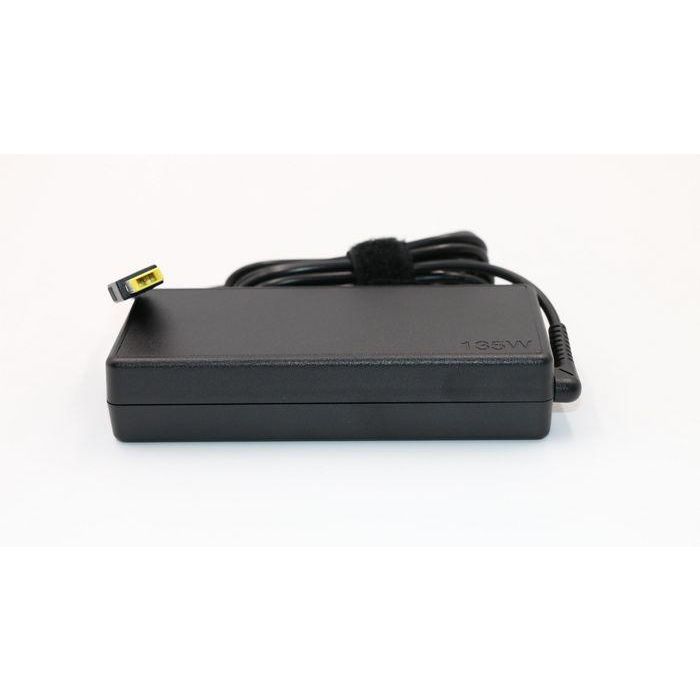 Lenovo AC power adapter, 135W output, 100-240VAC input, suitable for ThinkPad laptops, 3-phase design. 2 Lenovo AC power adapter, 135W output, 100-240VAC input, suitable for ThinkPad laptops, 3-phase design. 2