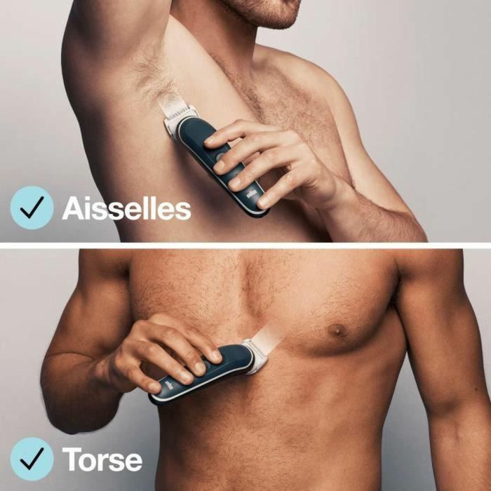 Braun Body Groomer 5 BG5340 Body Trimmer, con peine para zonas sensibles, gris/blanco 3 Braun Body Groomer 5 BG5340 Body Trimmer, con peine para zonas sensibles, gris/blanco 3
