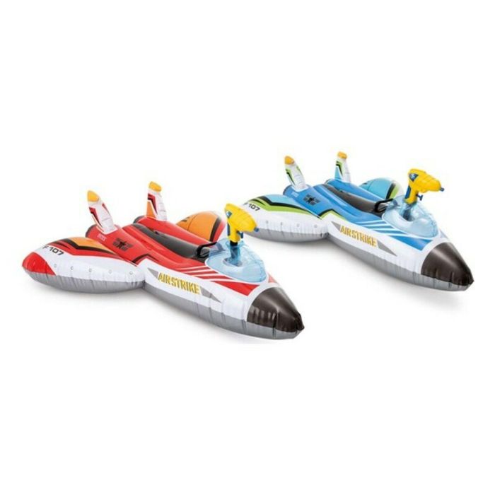 Figura hinchable avion con lanzador de agua 117x117 cm. (+ 3 años) - modelos surtidos 3 Figura hinchable avion con lanzador de agua 117x117 cm. (+ 3 años) - modelos surtidos 3