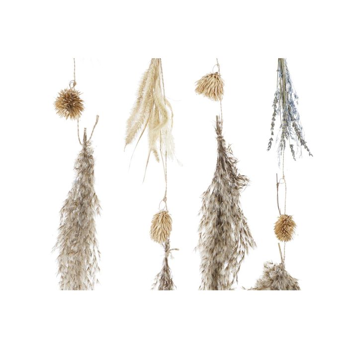 DKD Home Decor Adorno Colgante Navidad Alpina de Flor Seca Marrón, 4 cm Largo x 122 cm Alto x 52 cm Ancho. Pack de 4 Unidades 3