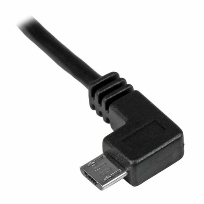 Cable USB Startech USBAUB50CMLA Negro 0,5 m 2 Cable USB Startech USBAUB50CMLA Negro 0,5 m 2