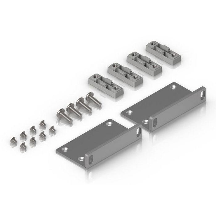 Ubiquiti Orejas de Rack Acero Galvanizado para Dispositivos Rack UniFi 1U/2U con Inserciones y Tornillos Precision Rack Mount 7