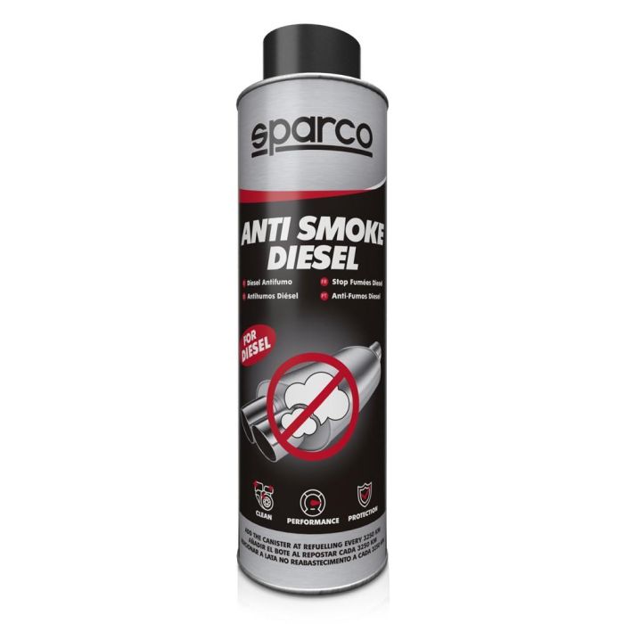 Sparco SPCA0005 Antihumos Diesel 300 mL. Reduce Emisiones de Humo y Mejora Rendimiento.