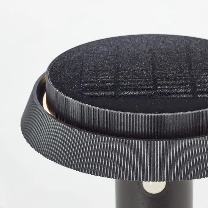 Brilliant BRI4004353437830 Terminal de exterior LED y solar con detector de movimiento, metal y plástico, 4 W, Negro 2