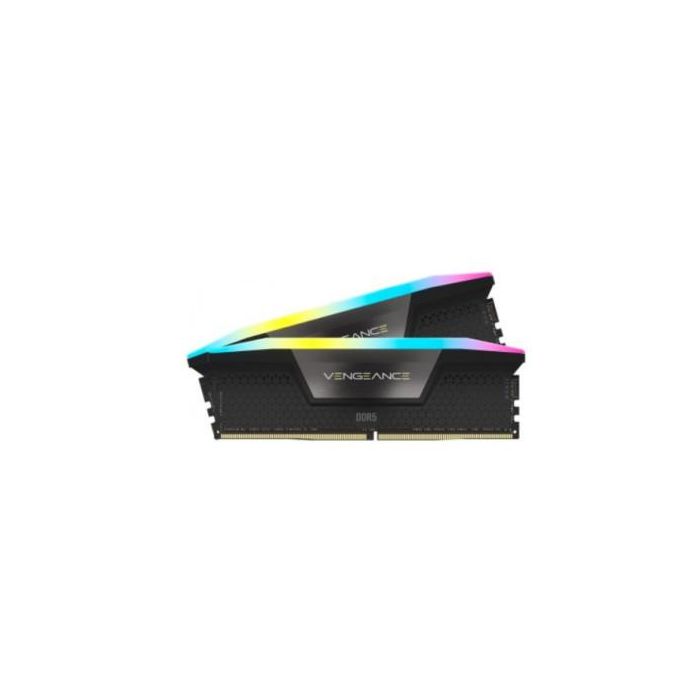 Corsair Memoria RAM DDR5 Vengeance RGB 64GB (2x32GB) PC5600 CL40 CMH64GX5M2D5600Z40