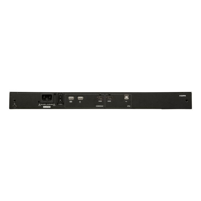 Aten Ultra Short Depth Single Rail Widescreen LCD KVM Console 18.5" USB HDMI para Racks poco profundos 1