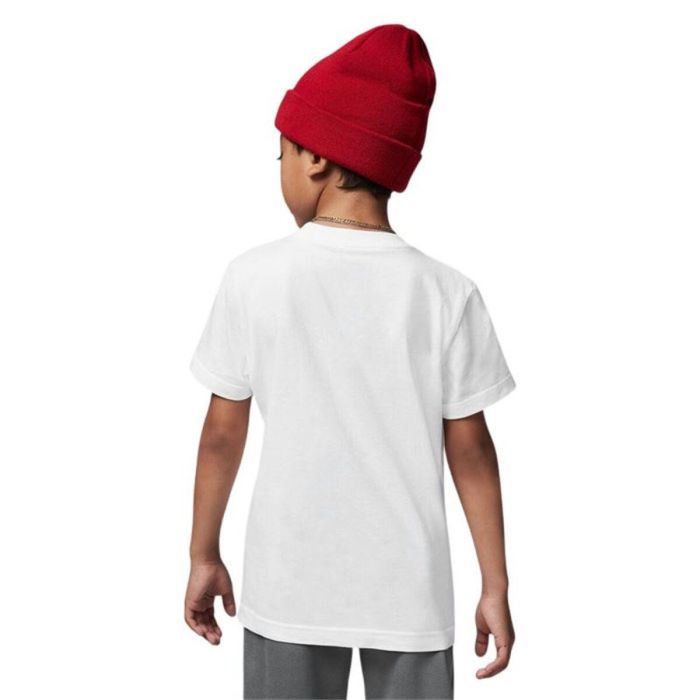 Camiseta de Manga Corta Infantil Jordan Practice Flight Blanco M 4