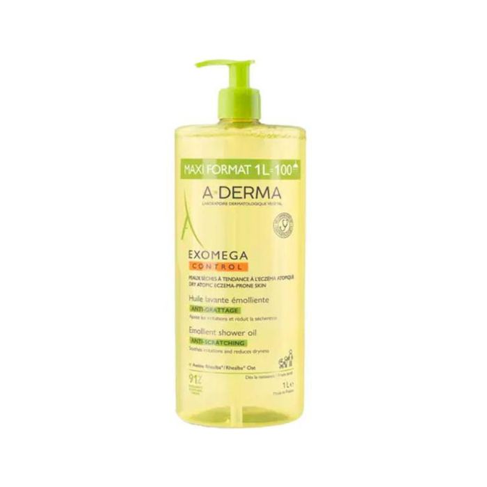 A-derma Exomega Control Aceite Lavante Piel Atópica y Seca 1000ml