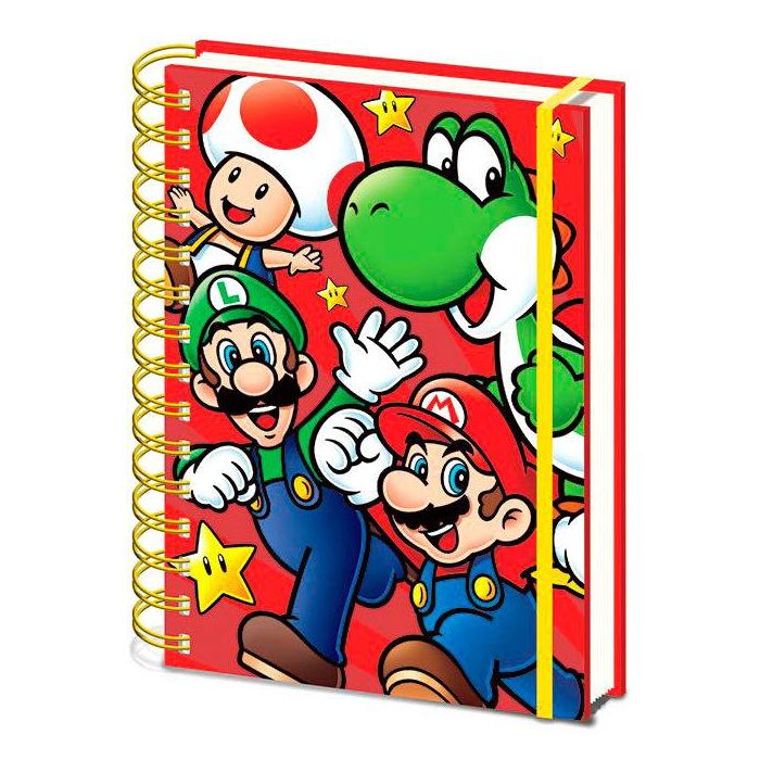 Pyramid Cuaderno A5 Super Mario Bros Nintendo 14,8x21cm