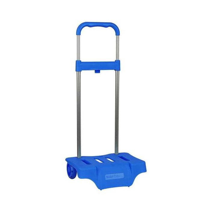 Safta Carro Escolar Portamochilas Azulina para Transporte de Mochilas Escolares - Medidas 40x340x352 mm 1 Safta Carro Escolar Portamochilas Azulina para Transporte de Mochilas Escolares - Medidas 40x340x352 mm 1