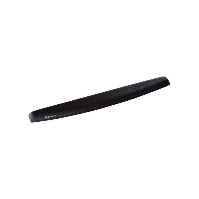 Fellowes Reposamuñecas Para Teclado Espuma Memory Foam Negro - Confort Ergonómico, Compatible con Todos los Ratones