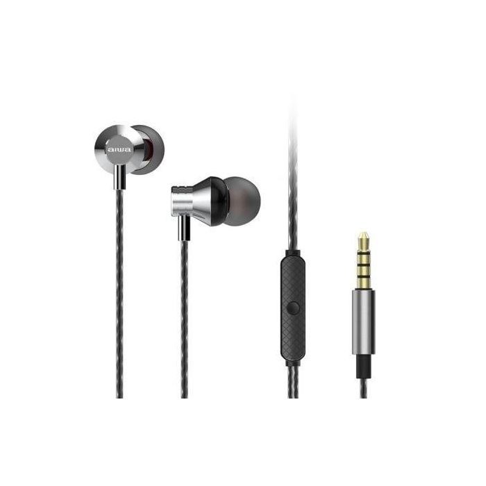 Auriculares Intrauditivos Aiwa ESTM-50SL/ con Micrófono/ Jack 3.5/ Plateados Auriculares Intrauditivos Aiwa ESTM-50SL/ con Micrófono/ Jack 3.5/ Plateados