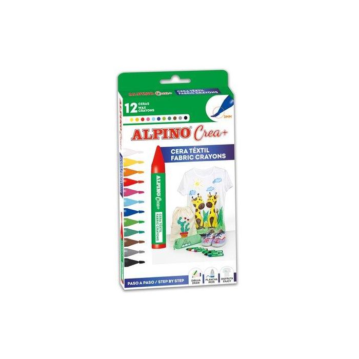 Ceras Alpino Crea Textile Wax Estuche De 12