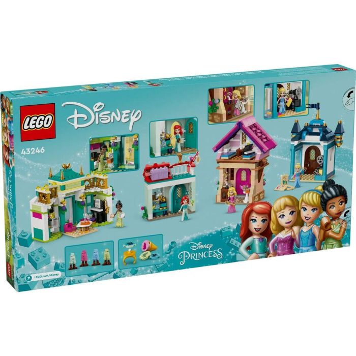 LEGO 43246 Disney Princess Las Aventuras de las Princesas Disney en el Mercado, Juguete con 4 Mini Muñecas: Ariel, Cenicienta 11