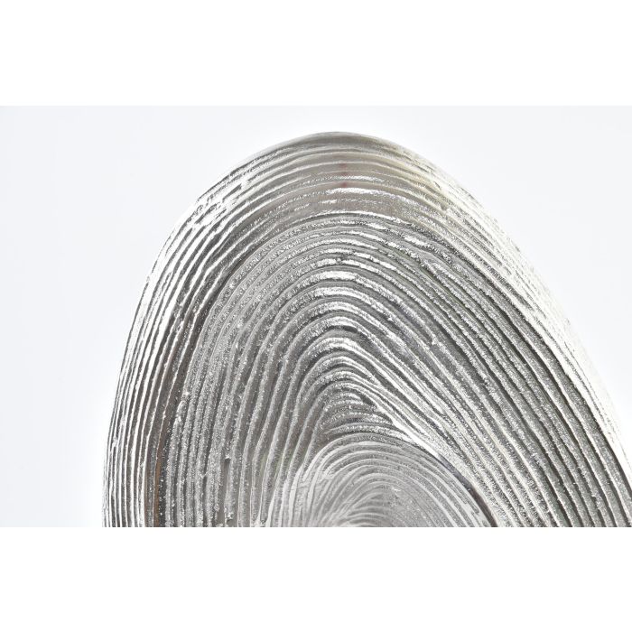 DKD Home Decor Decoración Abstracta Plateada de Aluminio 20 x 44 x 9 cm 2