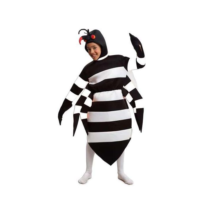 Disfraz mosquito tigre 5-6 años (vestido, gorro y alas) Disfraz mosquito tigre 5-6 años (vestido, gorro y alas)